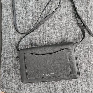 Marc Jacobs Recruit wallet with crossbody strap - Gray